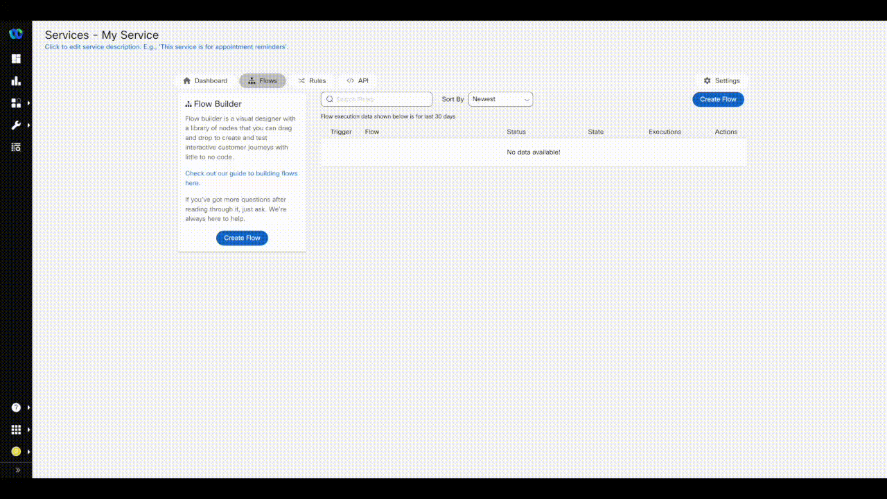 Create a dummy email workflow