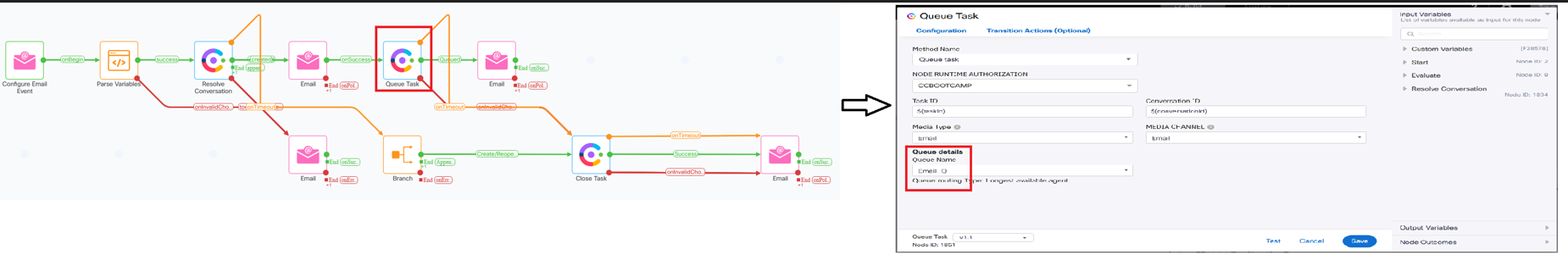 Queue Task Node Configuration